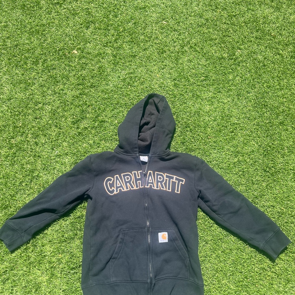 Carhartt Black Pullover Hoodie Sweatshirt